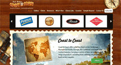 Desktop Screenshot of coasttocoastfood.com